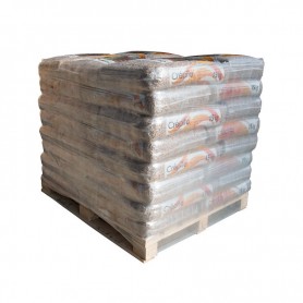 Half-Pallet of Wood Pellets 15kg Crépito bags