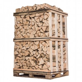 Caisse de Bois de chauffage 25cm- Mélange de bois durs (2m3)